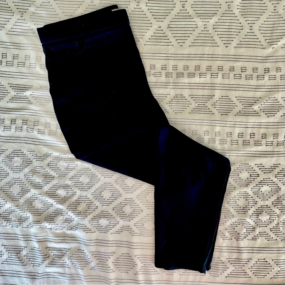 Dalia Navy blue pull-on pants